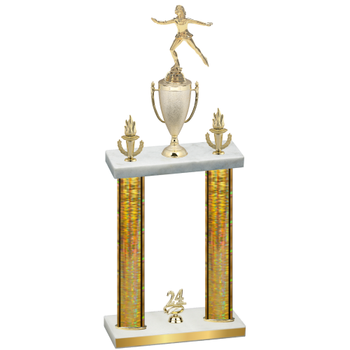 Double Gold Glacier Year Skater Trophy