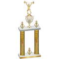 Double Gold Glacier Victory Weights Trophy