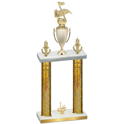 Double Gold Glacier First Place Music Trophy