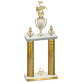 Double Gold Glacier Second Place Music Trophy