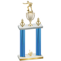 Double Blue Carbon Fiber First Place Shooter Trophy