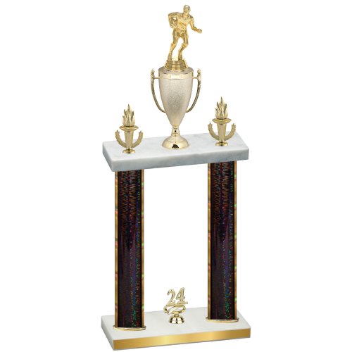 Double Black Glacier Year Rugby Trophy