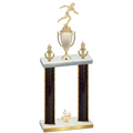 Double Black Glacier Fourth Place Running Trophy