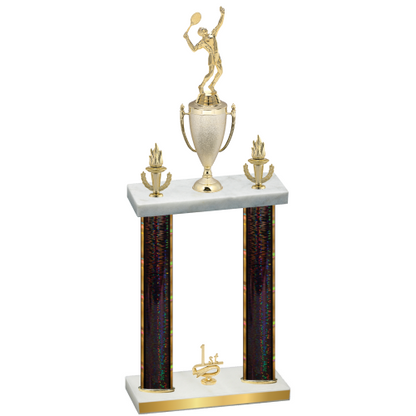Double Black Glacier First Place Tennis Trophy