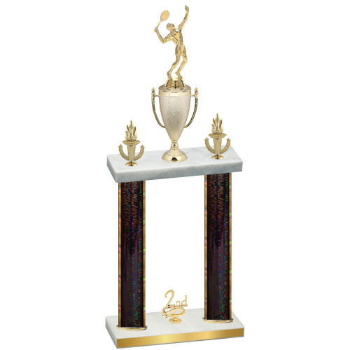 Double Black Glacier Second Place Tennis Trophy