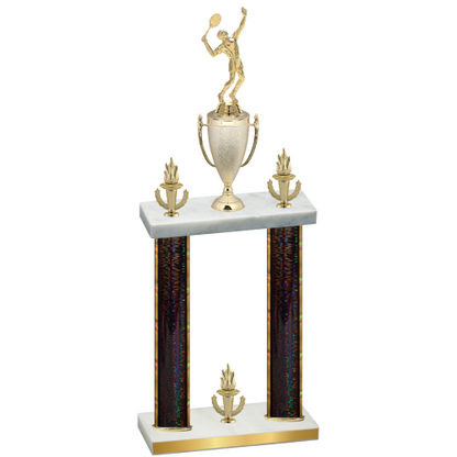 Double Black Glacier Victory Tennis Trophy