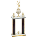 Double Black Glacier Year Tennis Trophy