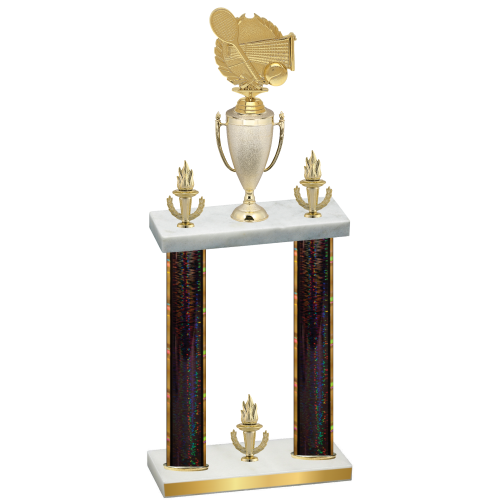 Double Black Glacier Victory Tennis Trophy