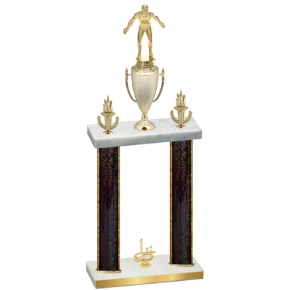 Double Black Glacier First Place Wrestling Trophy