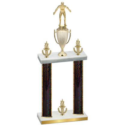 Double Black Glacier Victory Wrestling Trophy
