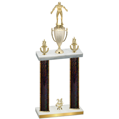 Double Black Glacier Year Wrestling Trophy