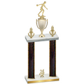 Double Black Glacier Year Bowling Trophy
