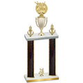 Double Black Glacier Year Bowling Trophy