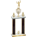 Double Black Glacier Year Volleyball Trophy