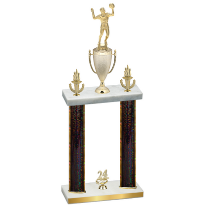 Double Black Glacier Year Volleyball Trophy