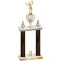 Double Black Glacier Year Volleyball Trophy