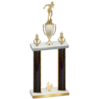 Double Black Glacier Fourth Place Swimming Trophy
