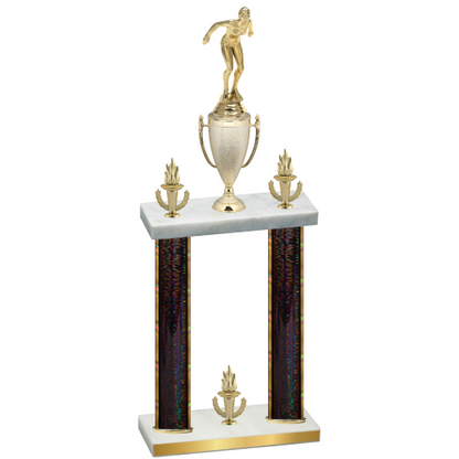 Double Black Glacier Victory Tennis Trophy