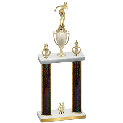 Double Black Glacier Year Tennis Trophy
