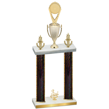 Double Black Glacier Third Place Insert Trophy