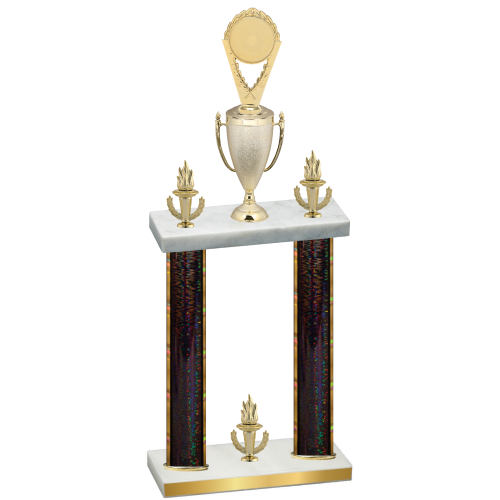 Double Black Glacier Victory Insert Trophy
