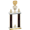 Double Black Glacier Year Cheerleading Trophy