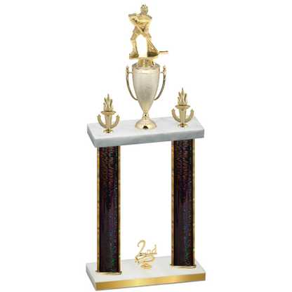 Double Black Glacier Second Place Hockey Trophy