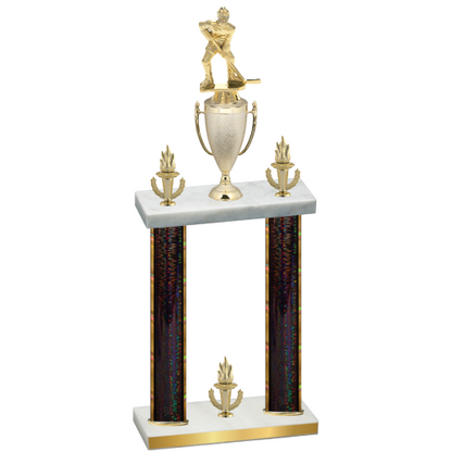 Double Black Glacier Victory Hockey Trophy