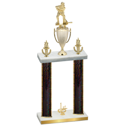 Double Black Glacier First Place Hockey Trophy