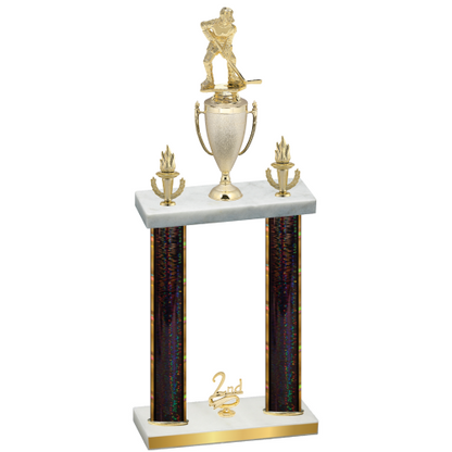 Double Black Glacier Second Place Hockey Trophy