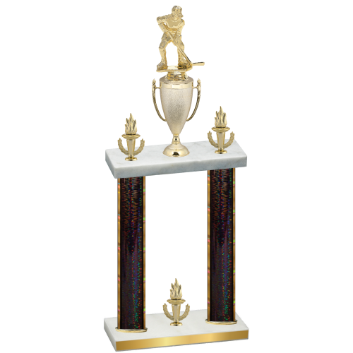 Double Black Glacier Victory Hockey Trophy