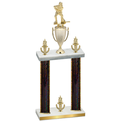 Double Black Glacier Victory Hockey Trophy