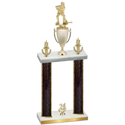 Double Black Glacier Year Hockey Trophy