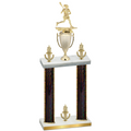 Double Black Glacier Victory Lacrosse Trophy