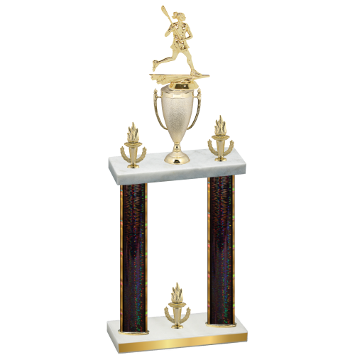 Double Black Glacier Victory Lacrosse Trophy