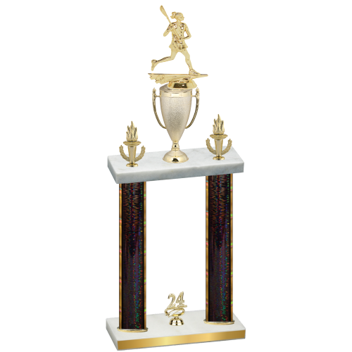 Double Black Glacier Year Lacrosse Trophy