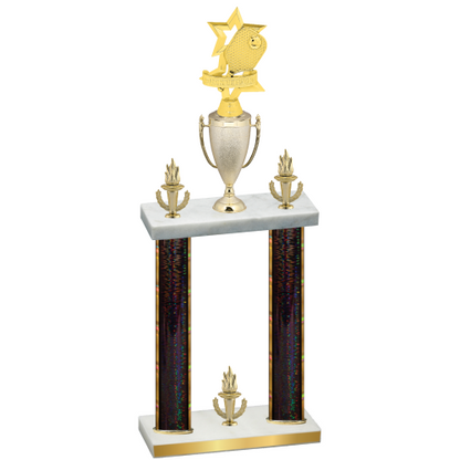 Double Black Glacier Victory Pickleball Trophy