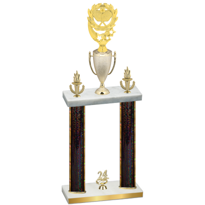 Double Black Glacier Year Pickleball Trophy