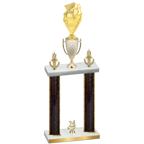 Double Black Glacier Year Pickleball Trophy