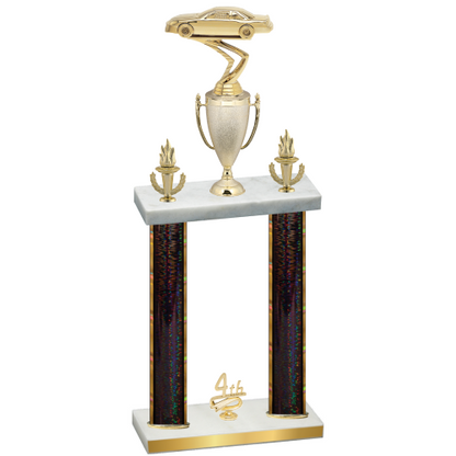 Double Black Glacier Fourth Place Cars Trophy