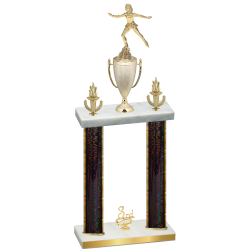 Double Black Glacier Third Place Skater Trophy
