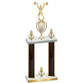 Double Black Glacier Victory Weights Trophy