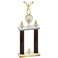 Double Black Glacier Year Weights Trophy