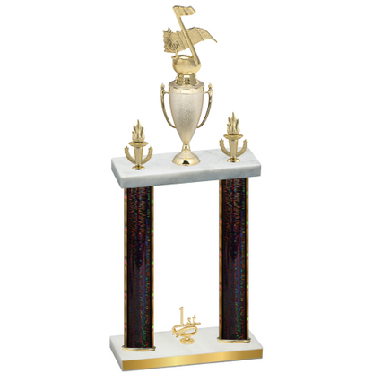 Double Black Glacier First Place Music Trophy