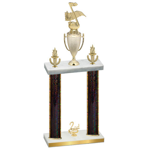 Double Black Glacier Second Place Music Trophy