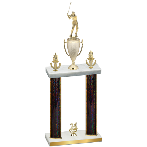 Double Black Glacier Year Golf Trophy