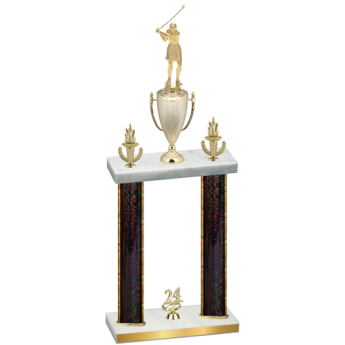 Double Black Glacier Year Golf Trophy