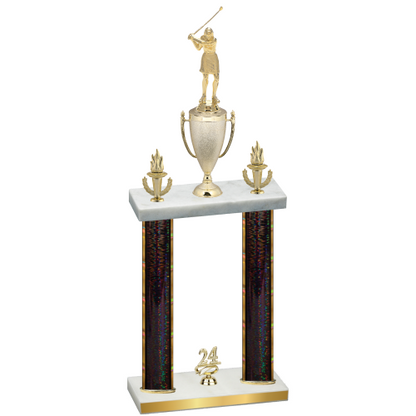 Double Black Glacier Year Golf Trophy