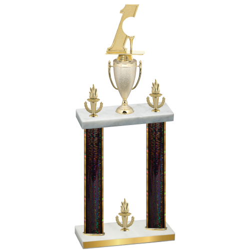 Double Black Glacier Victory Golf Trophy