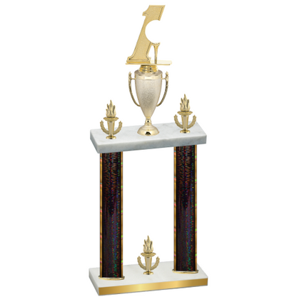 Double Black Glacier Victory Golf Trophy